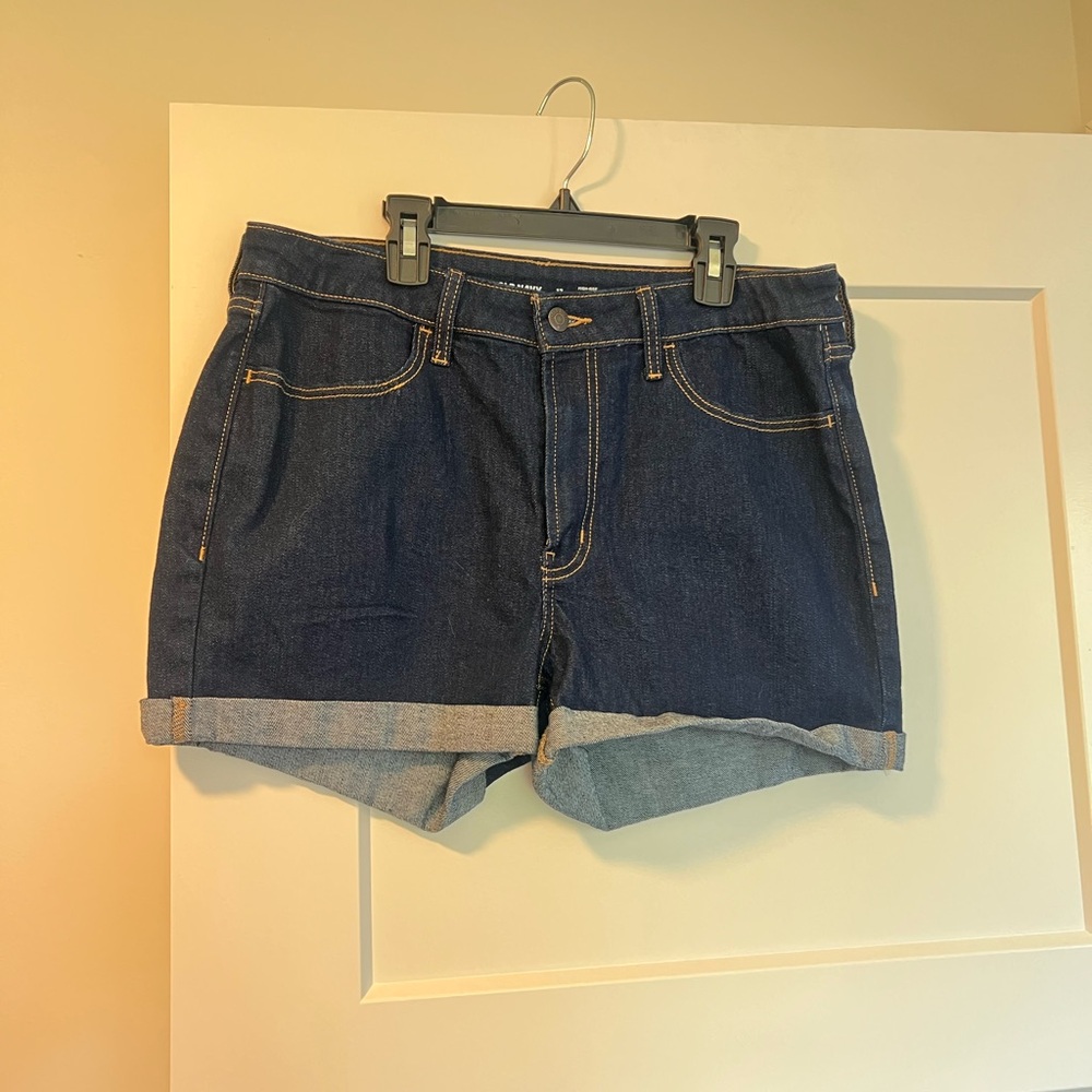Old Navy Dark Blue Jean Shorts
